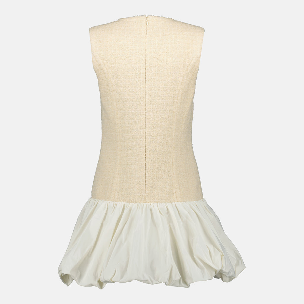 Immagine del vestito in tweed con volant del marchio Patou per donna - Stagione Autunno-Inverno 2025 - Vista Posteriore