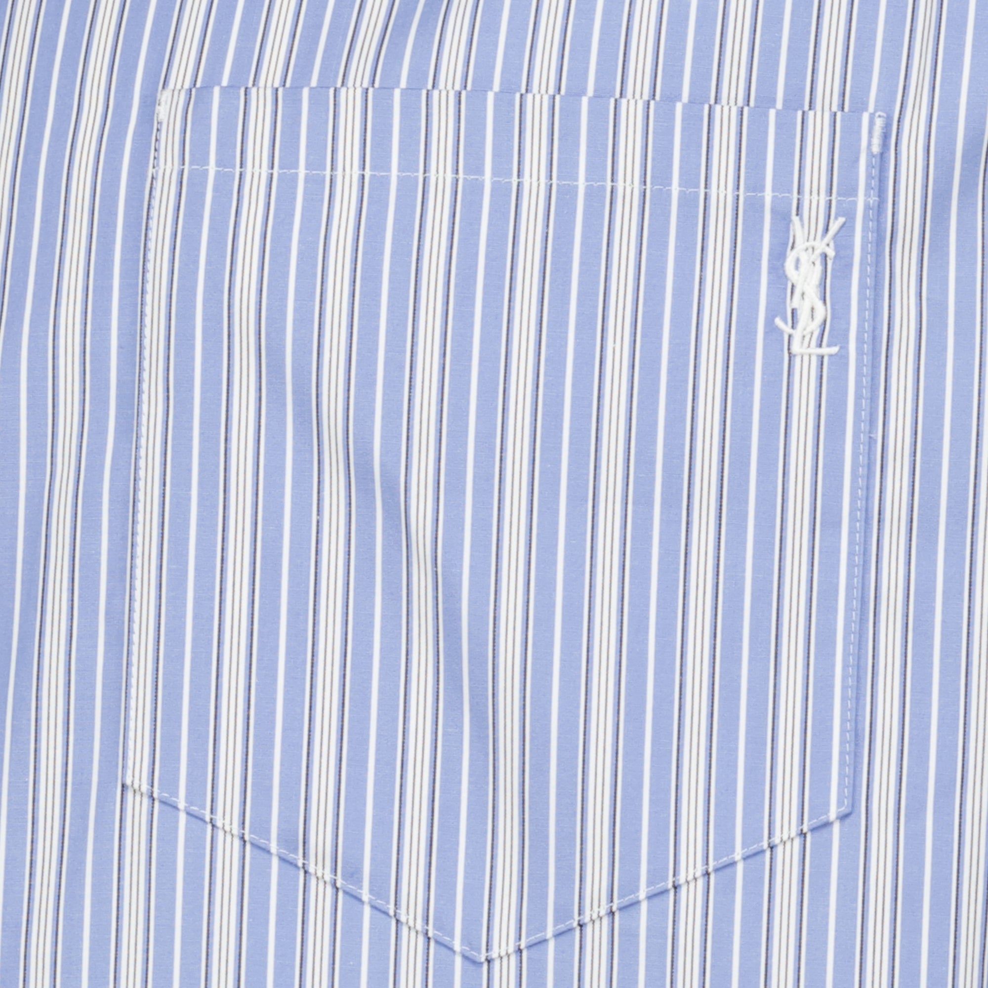 Chemises Camicia Stripes Blu Cassandre Saint Laurent Bleu Homme