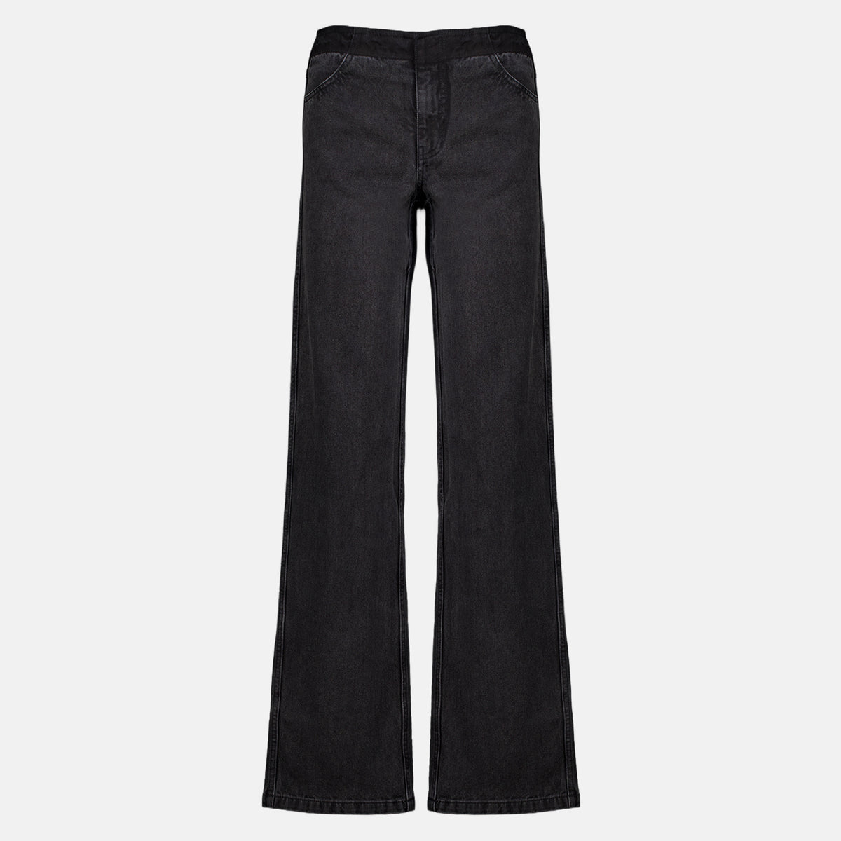 Pantalons Distressed Black Denim Jean Christopher Esber Noir Femme