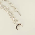 Bijoux Collier Moon argenté Marine Serre Argenté Unisexe