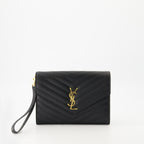 Pochettes Pochette Cassandre Saint Laurent Noir Femme