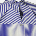 Imagem da Blusa às Riscas Azul Marinho da marca Ami PARIS para Unisex - Temporada Outono-Inverno 2025 - Vista Detalhada_2