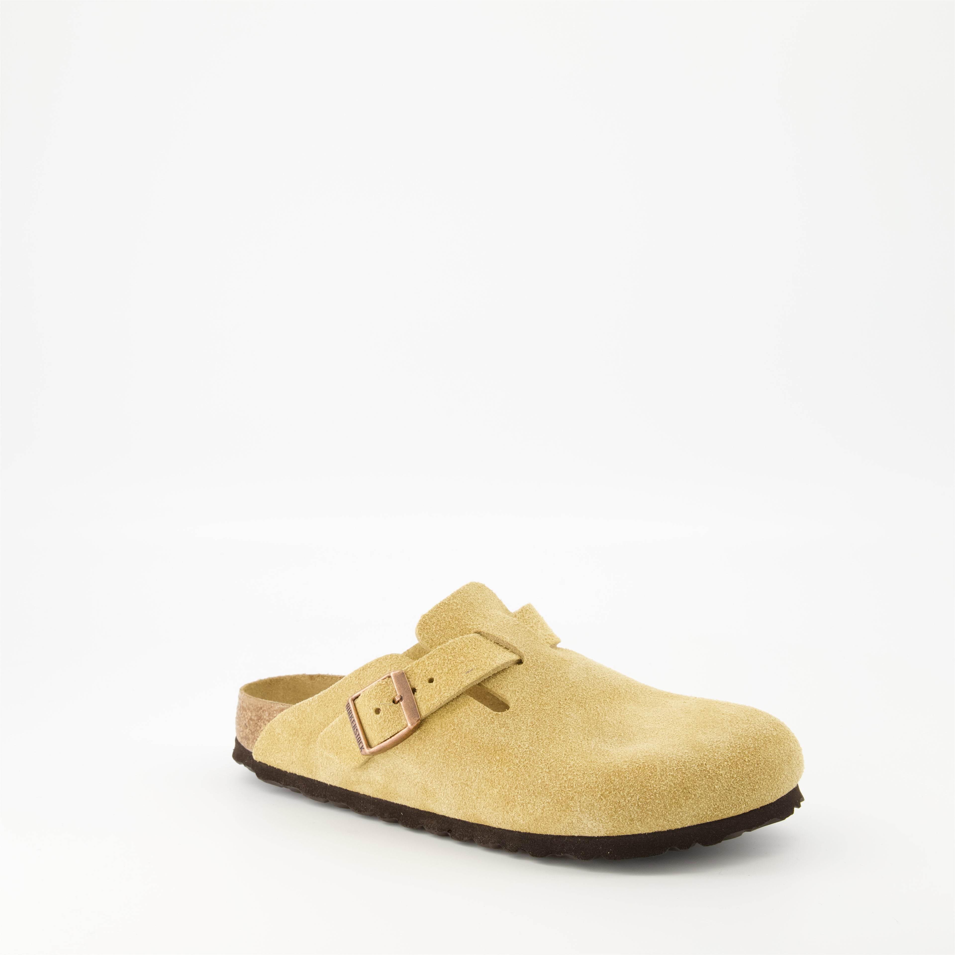 Chaussures ouvertes Mules Boston Birkenstock Beige Homme
