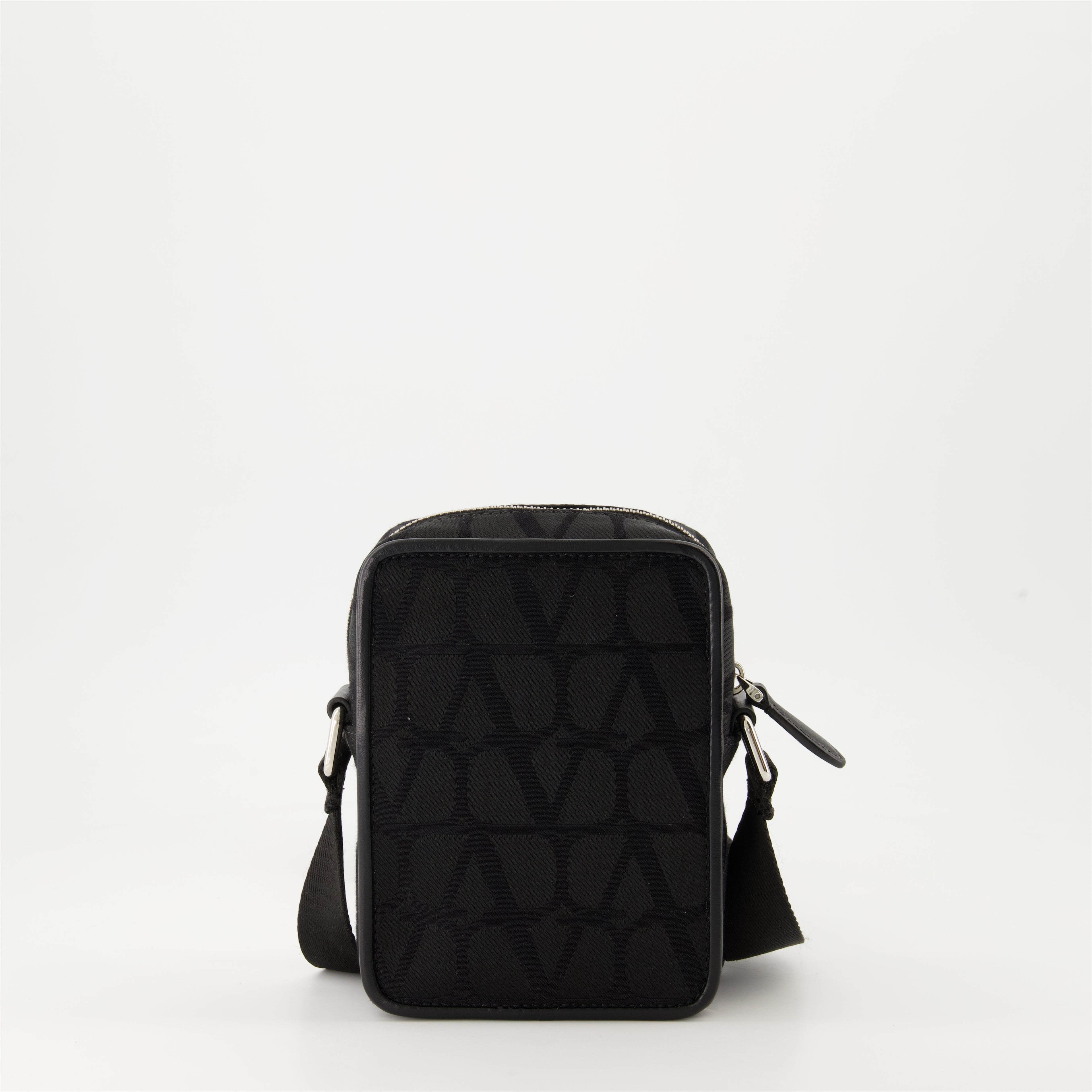 Sacs bandoulière Sacoche en nylon iconographe Valentino Garavani Noir Homme