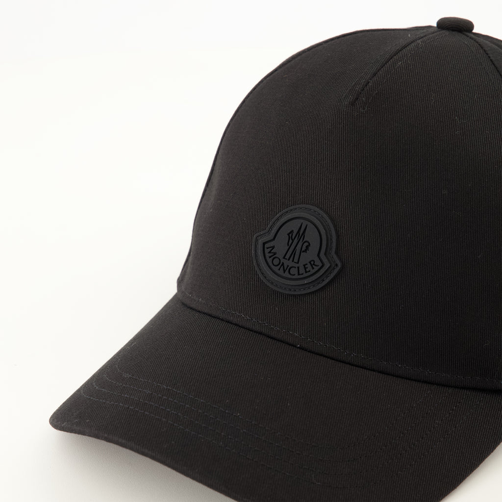 Chapeaux, casquettes et bonnets Gorra de Algodón Negra Moncler Noir Homme