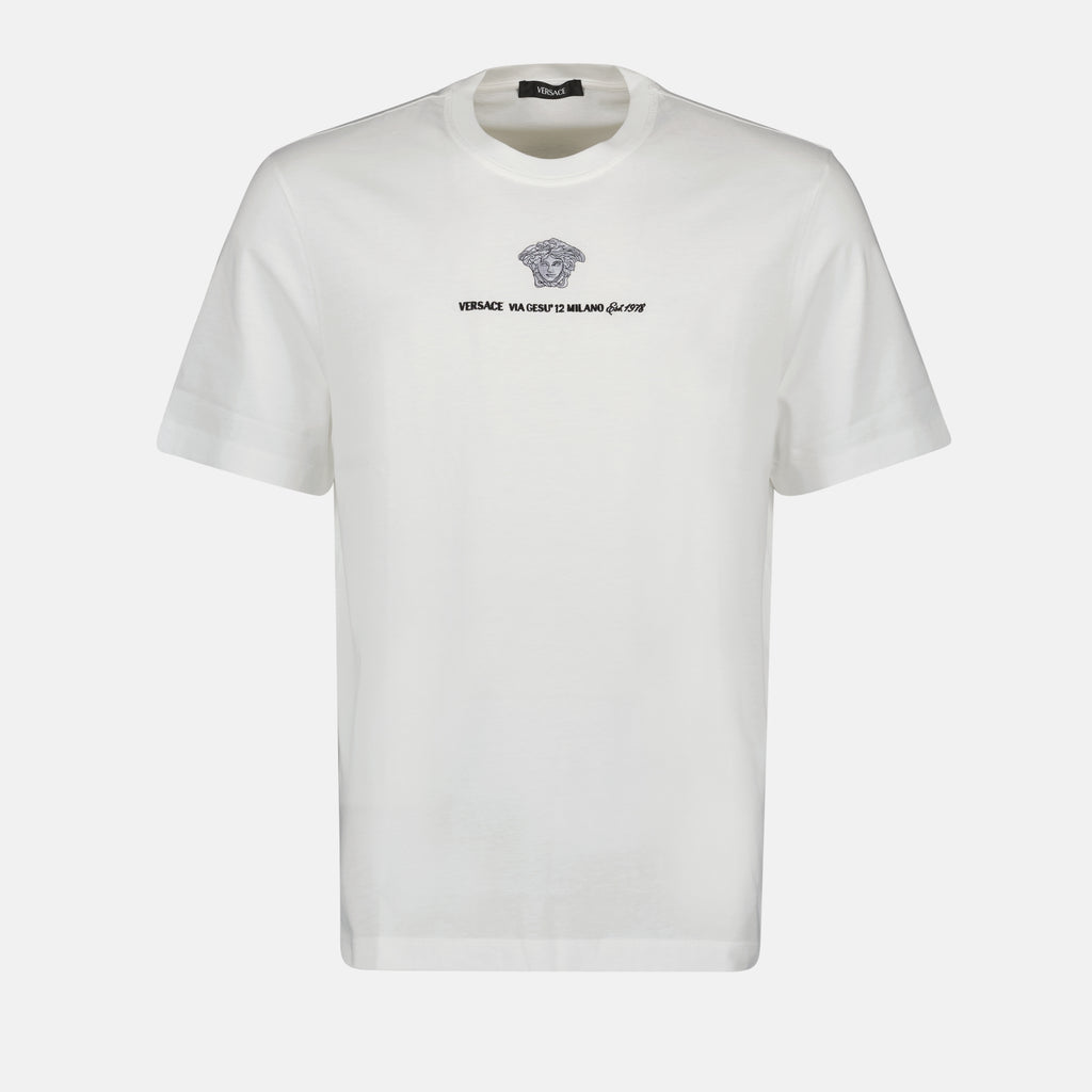 T-Shirts Via Gesu T-Shirt Versace Weiß Homme