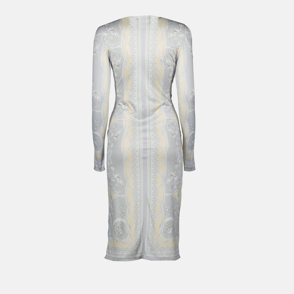 Robes Robe La Coupe des Dieux Versace Argenté Femme