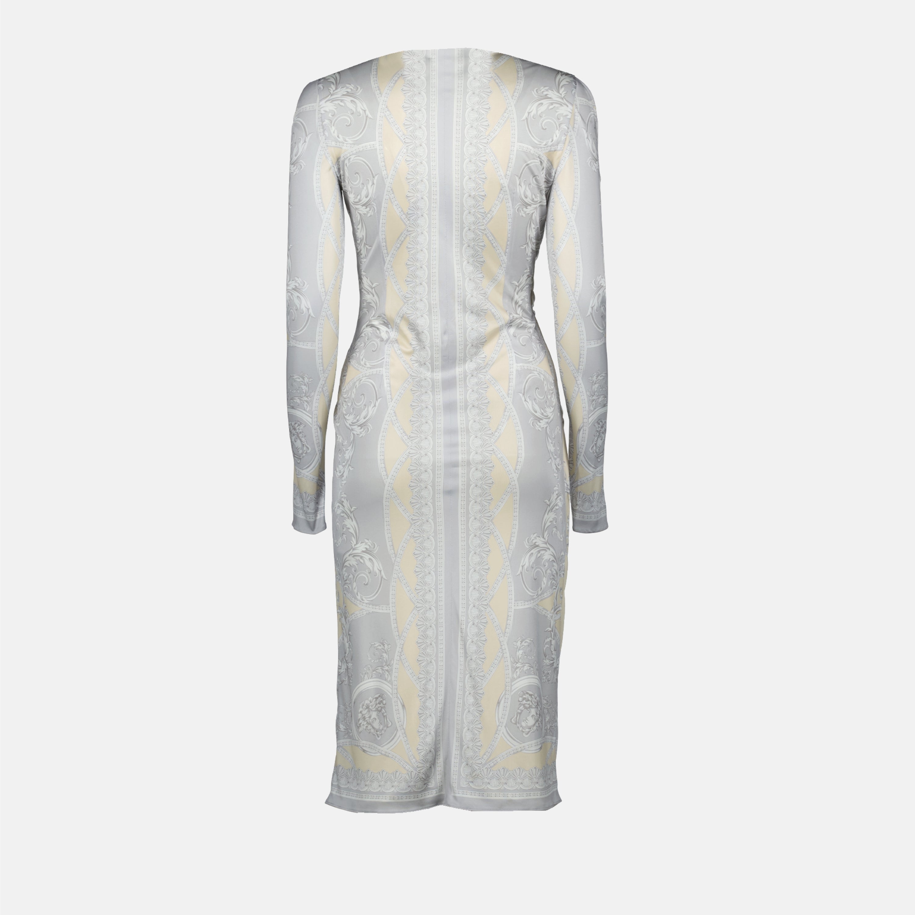 Robes Robe La Coupe des Dieux Versace Argenté Femme