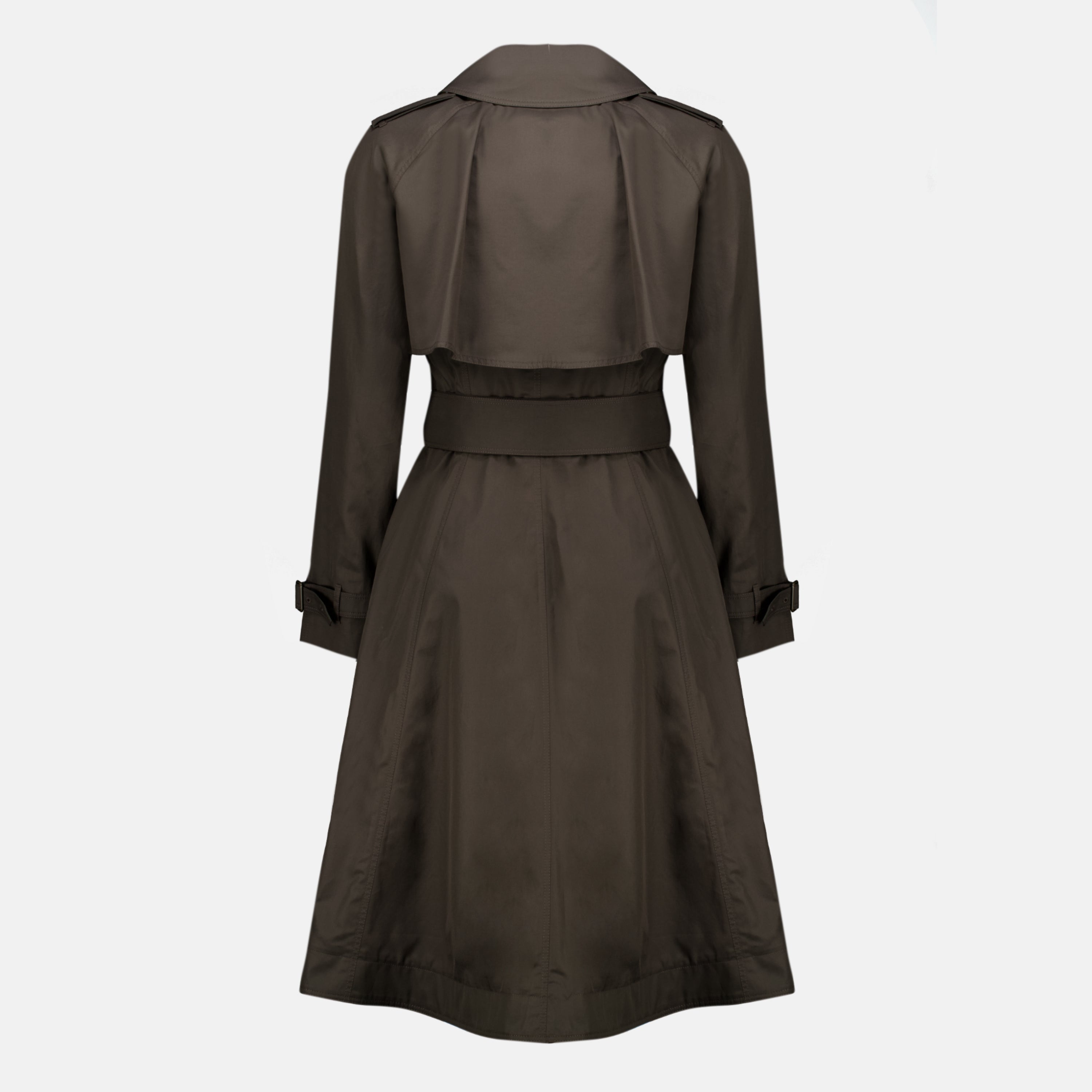 美品 FENDI super long coat ナイロン ブラック 131cm Fendi Black
