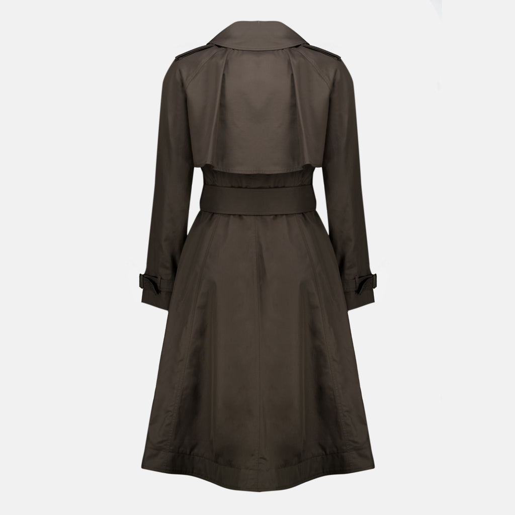 Manteaux ペンブリー ロング トレンチ ブラウン ガバジン Burberry Marron Femme