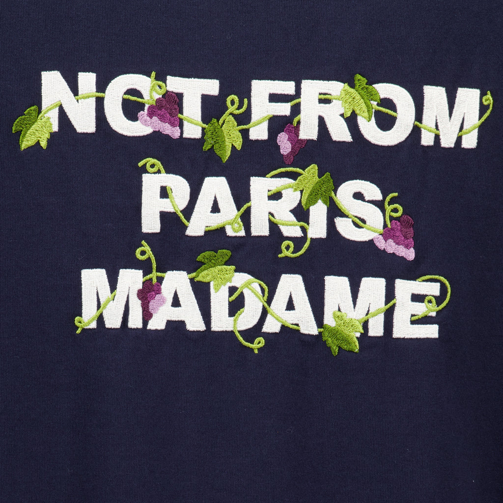 T-shirts Navy Blue Vine Slogan T-Shirt Drole De Monsieur Bleu foncé Homme
