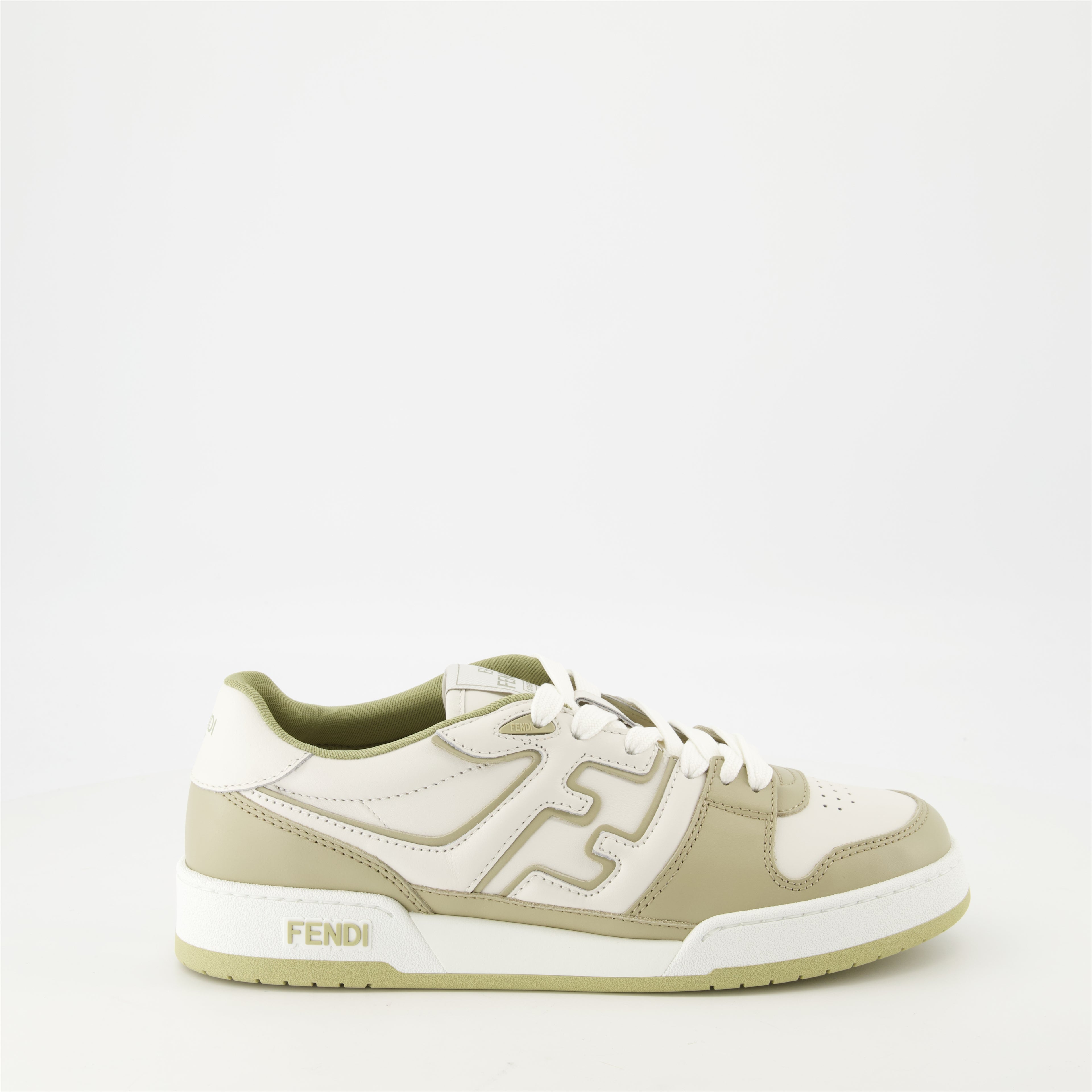 Sneakers Fendi Match Sneakers Fendi Khaki Homme