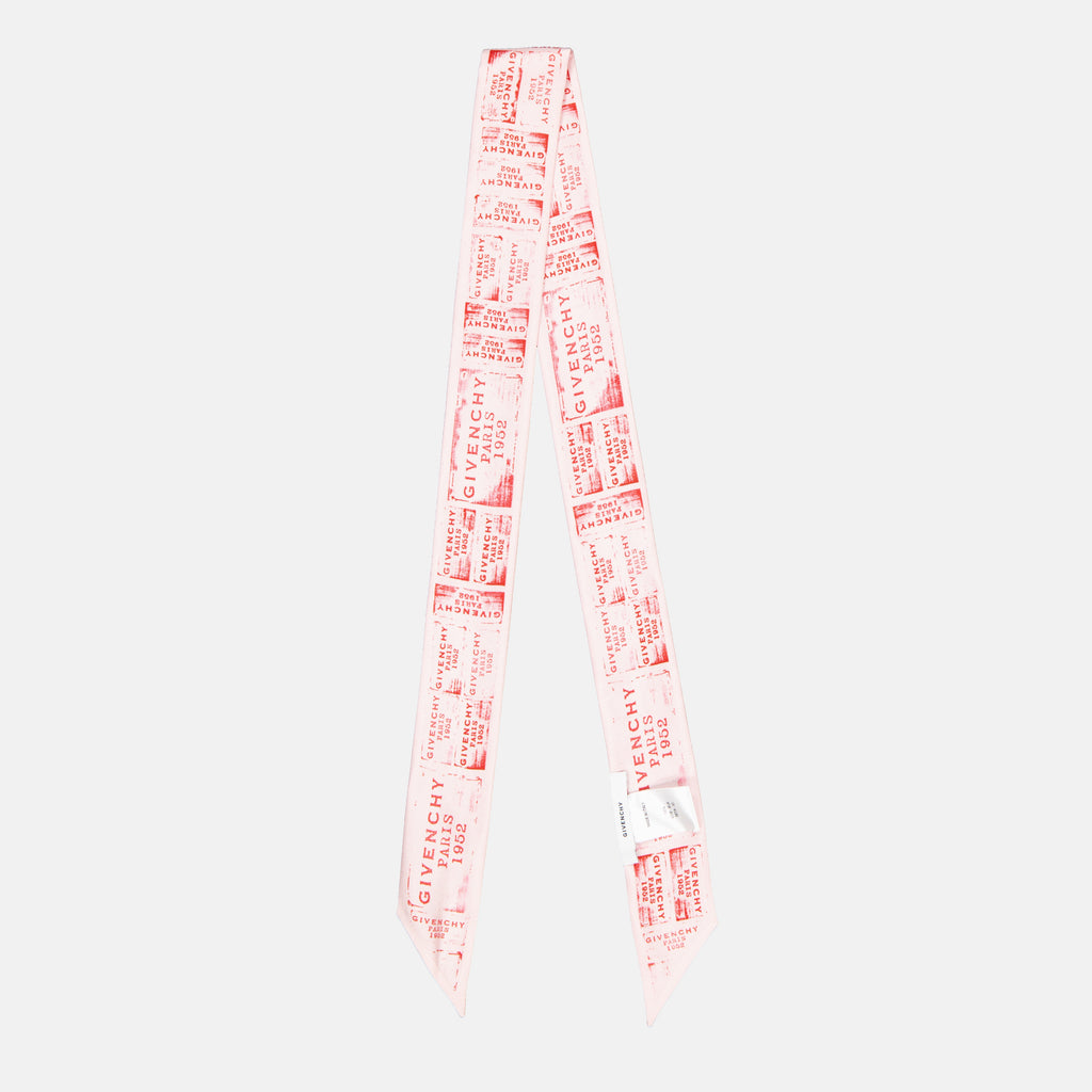 Écharpes, foulards et gants Fita de Cabeça de Seda Givenchy Stamp Givenchy Rose Femme