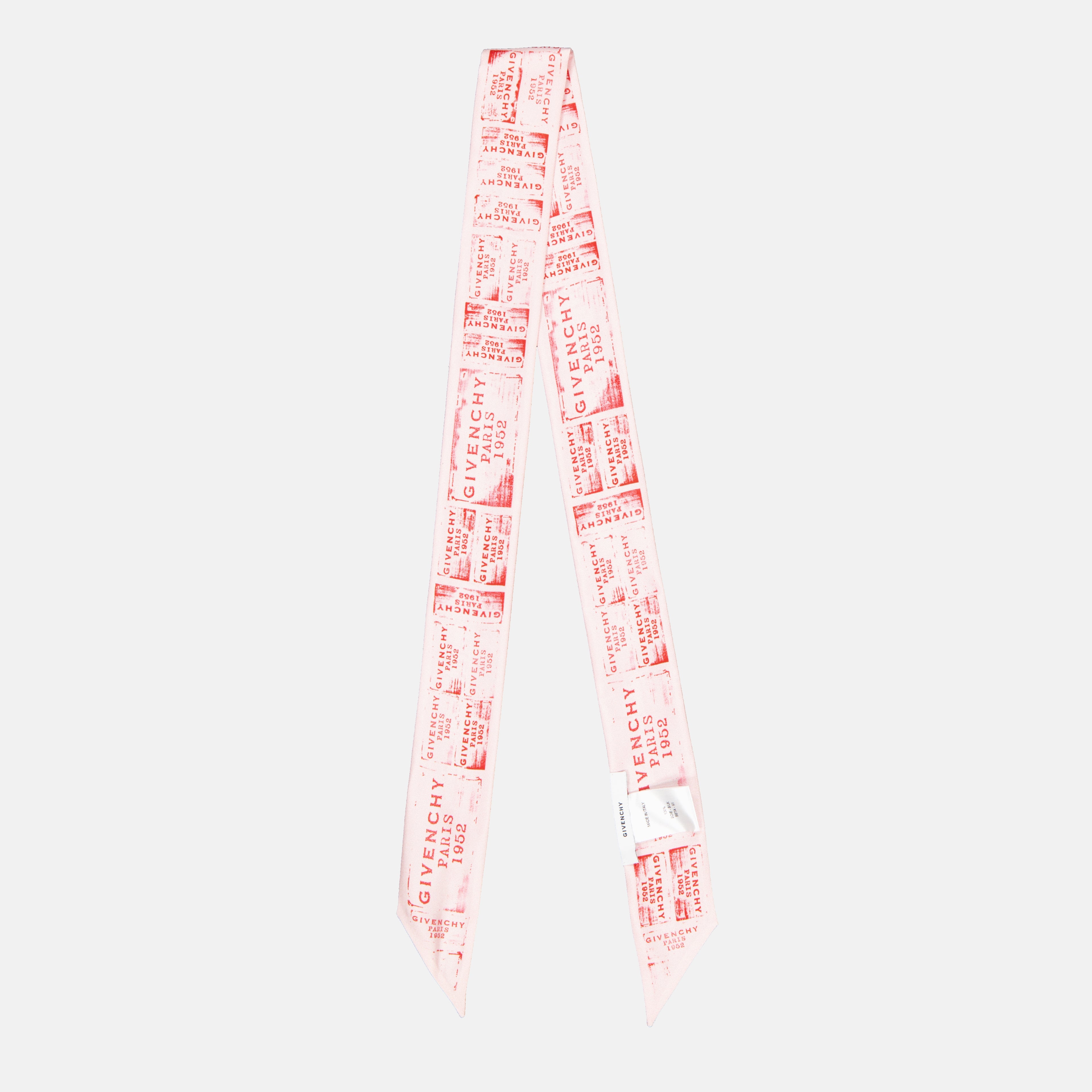 Écharpes, foulards et gants Fita de Cabeça de Seda Givenchy Stamp Givenchy Rose Femme