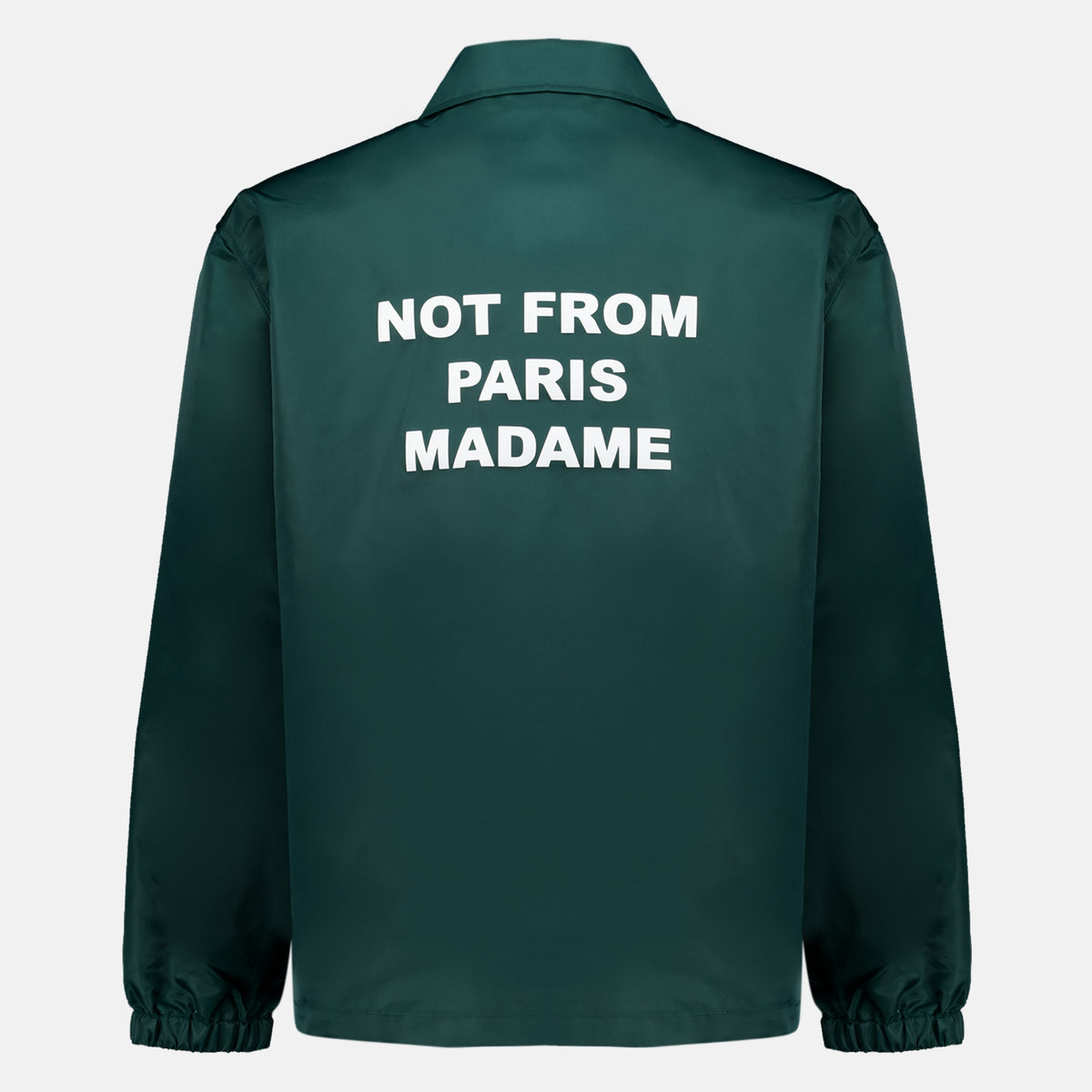 Vestes グリーン スローガン ジャケット Drole De Monsieur Vert Homme
