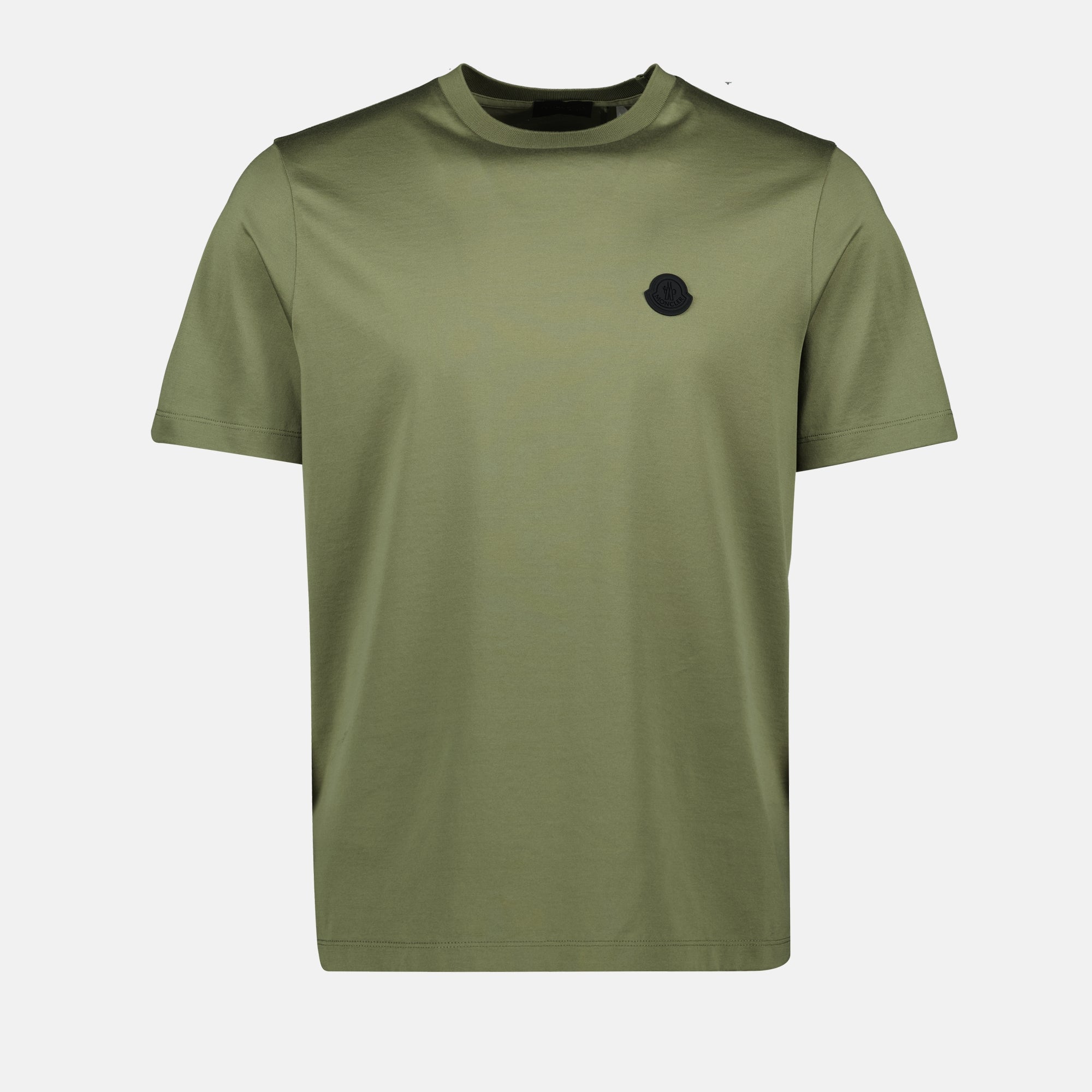 T-shirts Vertical Logo T-shirt Moncler Green Homme