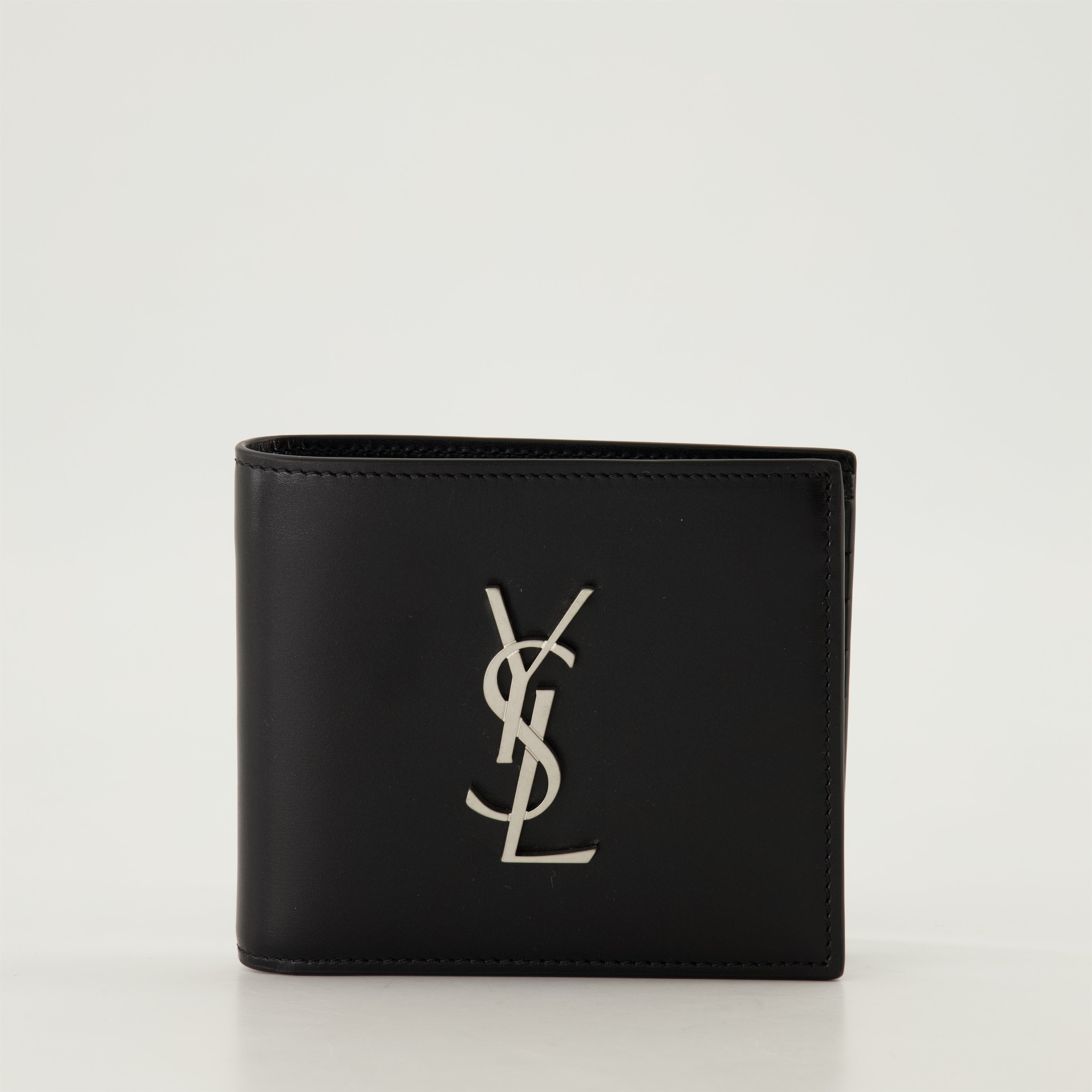 Petite maroquinerie Portefeuille Cassandre Saint Laurent Noir Homme