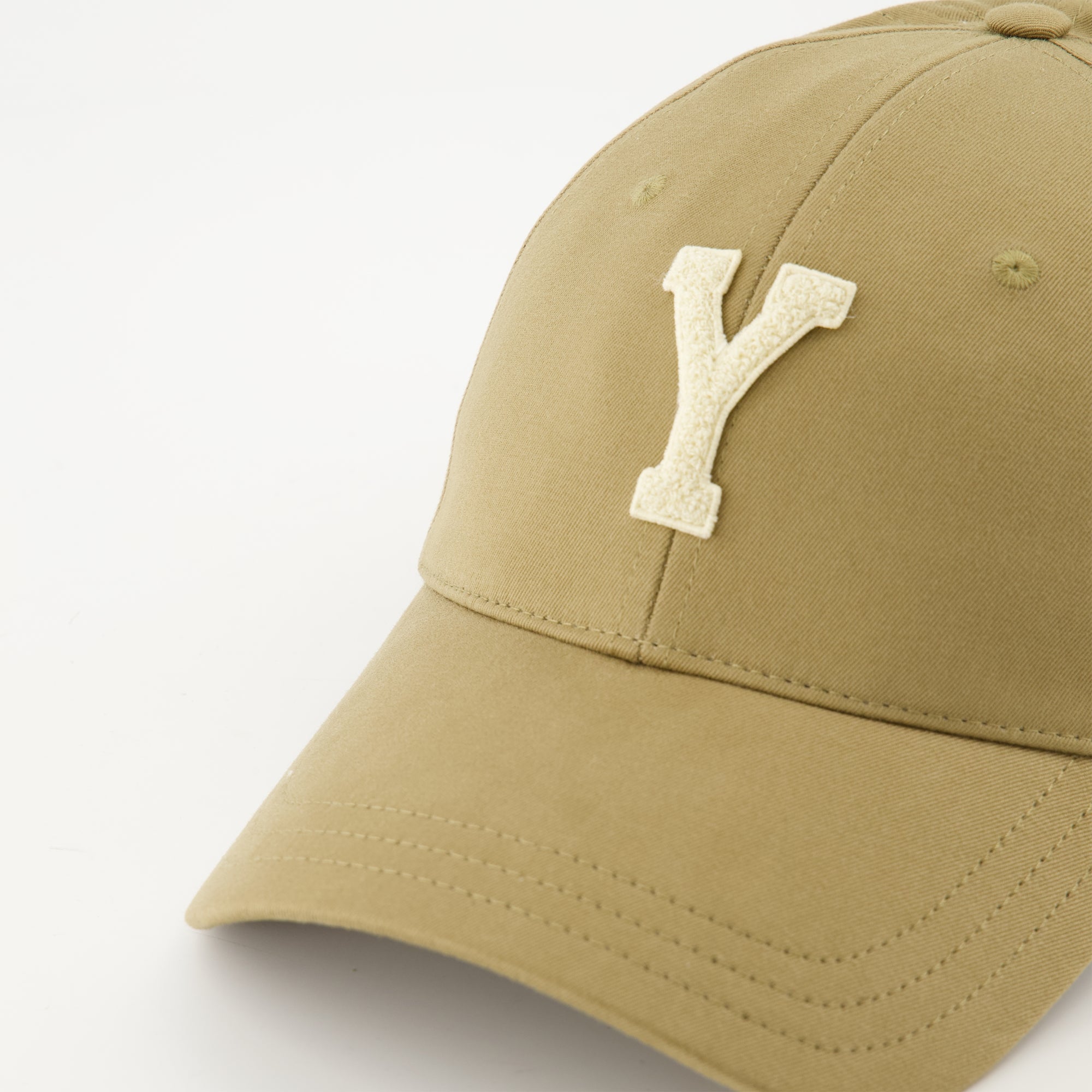 Image of the item University Y Cap by Saint Laurent for Men - Autumn-Winter 2025 - Detailed View 3
