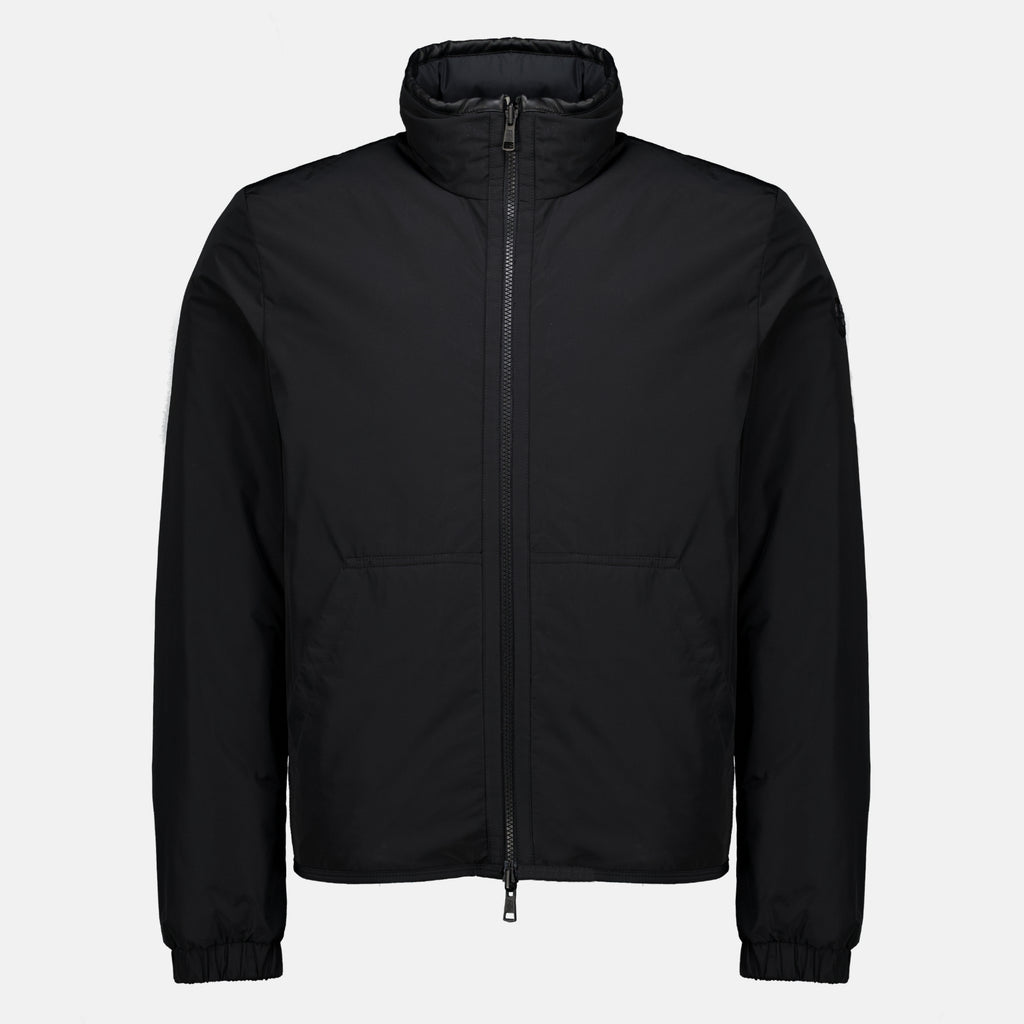 Manteaux Giacca in piuma Delviane reversibile nera Moncler Noir Homme