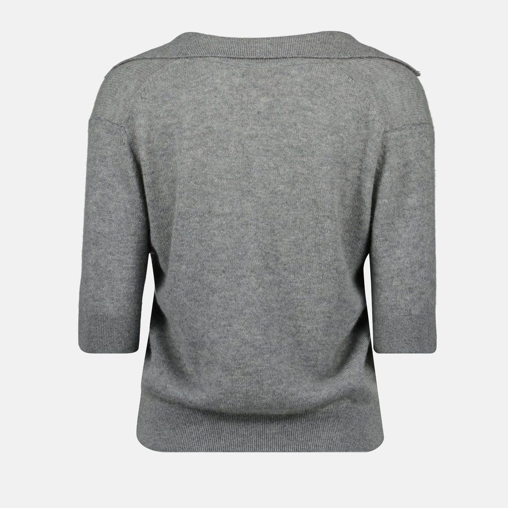 폴로 셔츠 Polo Shrunken jo Khaite 회색 Femme