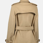 Imagen del abrigo trench largo Kensington de Burberry para mujer - Temporada Otoño-Invierno 2025 - Vista Detallada_2