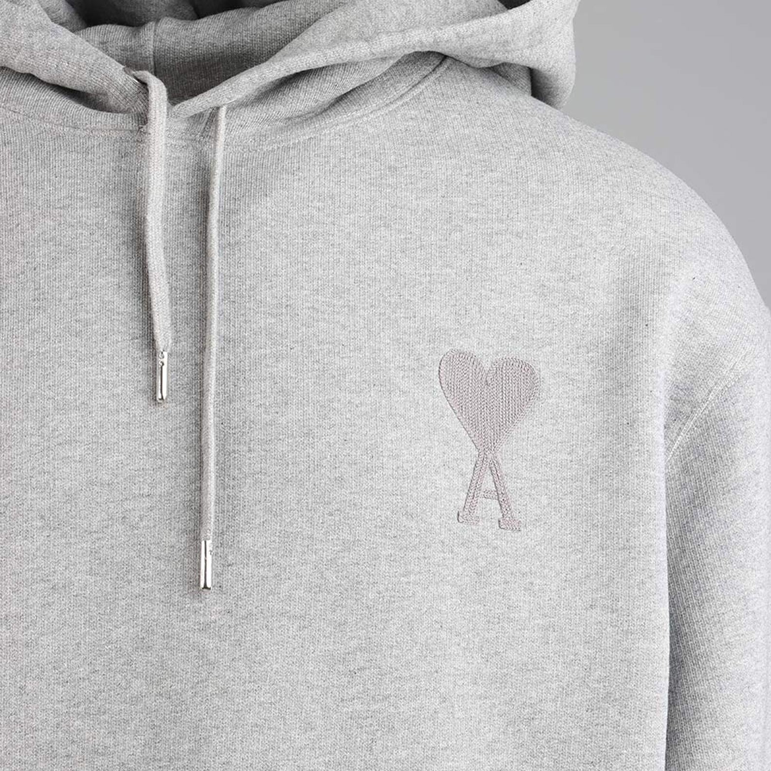 Sweatshirts USW202.747 055 gris chine Ami PARIS Gris Unisexe