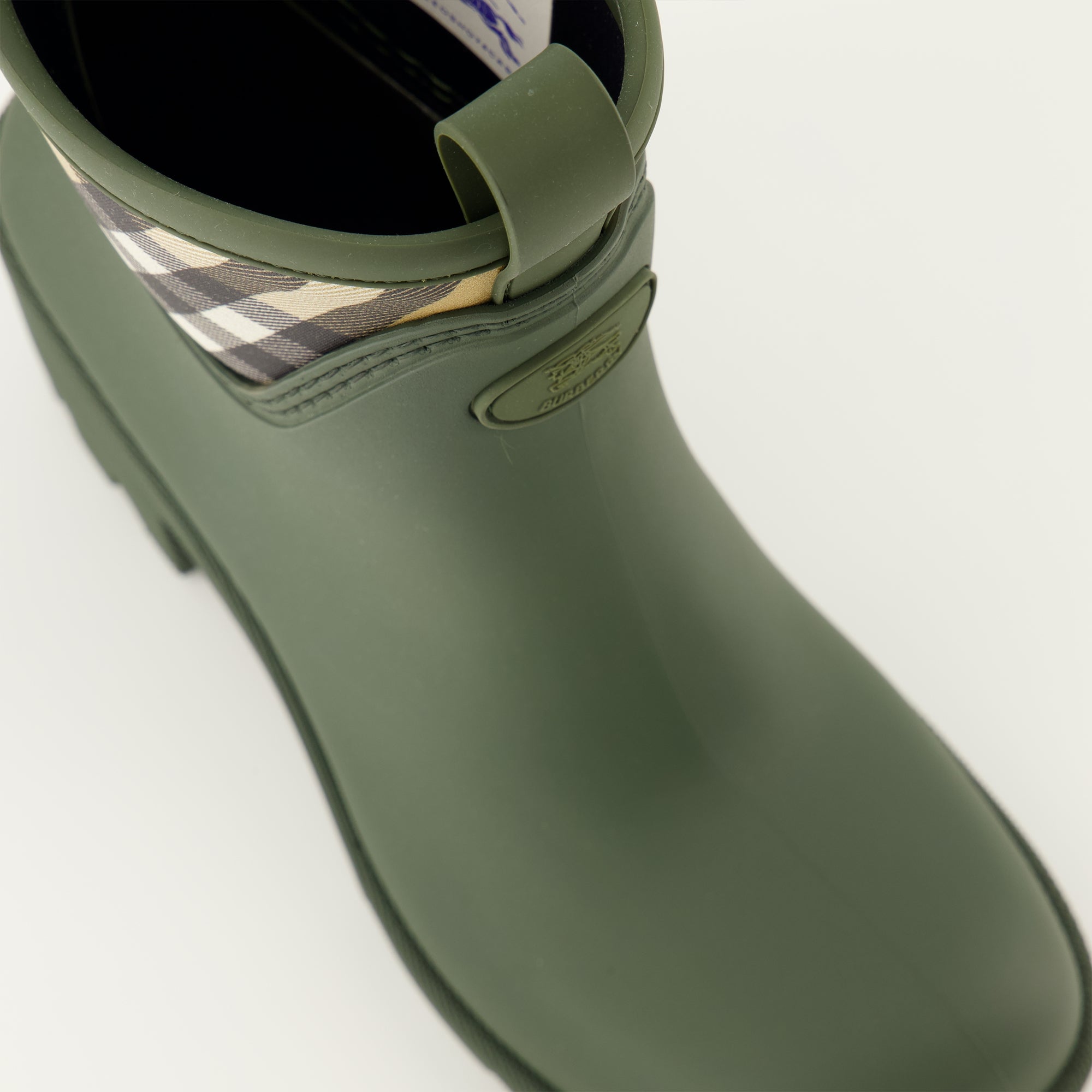 Bild der Burberry Marsh Gummistiefeletten für Frauen - Herbst-Winter-Saison 2025 - Detaillierte Ansicht von oben