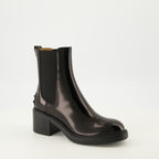 Imagen de las Botines de Cuero para Mujer de Tod's - Otoño-Invierno 2025 - Vista tres cuartos frontal derecha