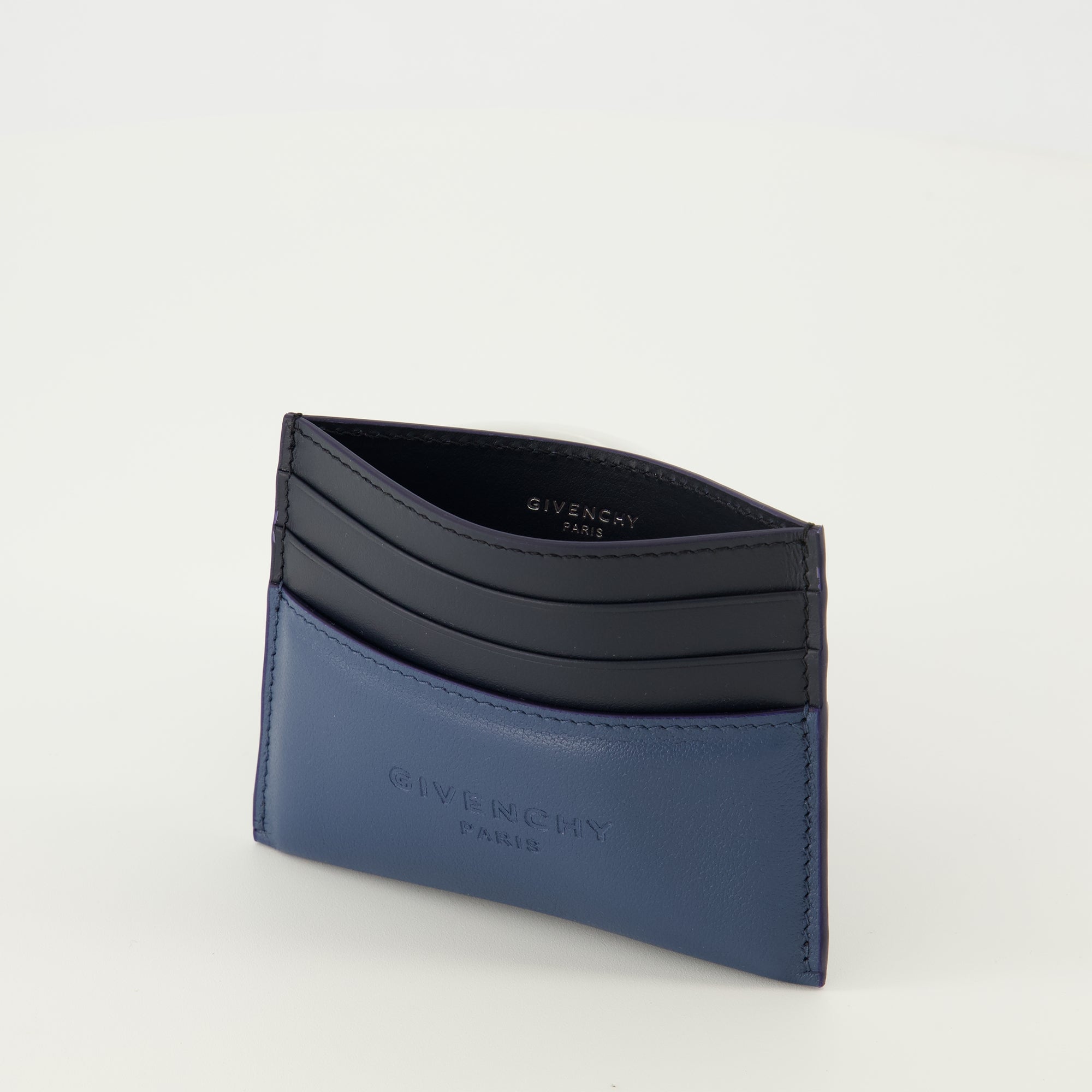 Image de l'article Porte-cartes Antigona Stamped bleu marine de la marque Givenchy pour Homme - Saison Printemps-Été 2026 - Vue détaillée_2