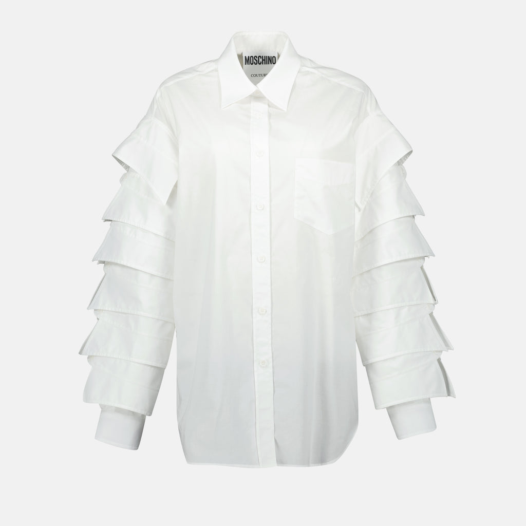 Shirts Collared Shirt Moschino White Femme