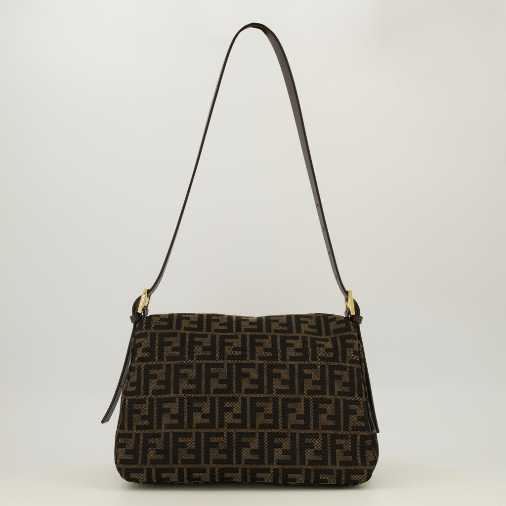 Sacs à main et épaule Bolso Flap 26325 en tela FF Fendi Marron Femme