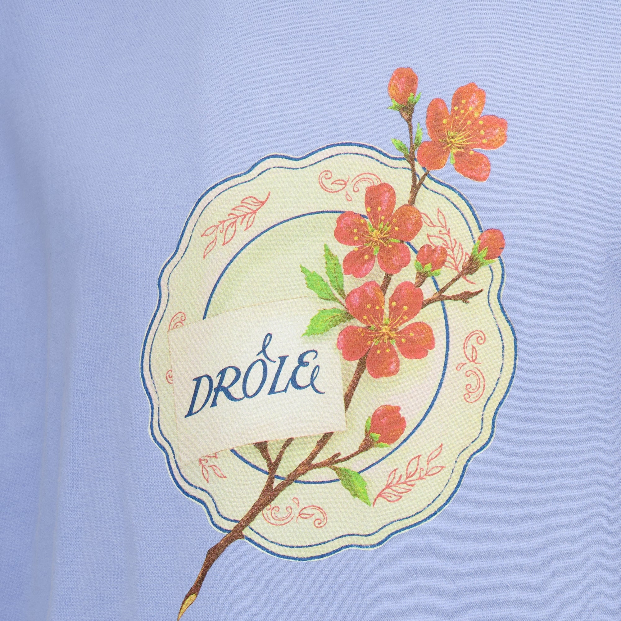 T-shirts T-shirt Drôle Porcelaine bleu Drole De Monsieur Bleu Homme