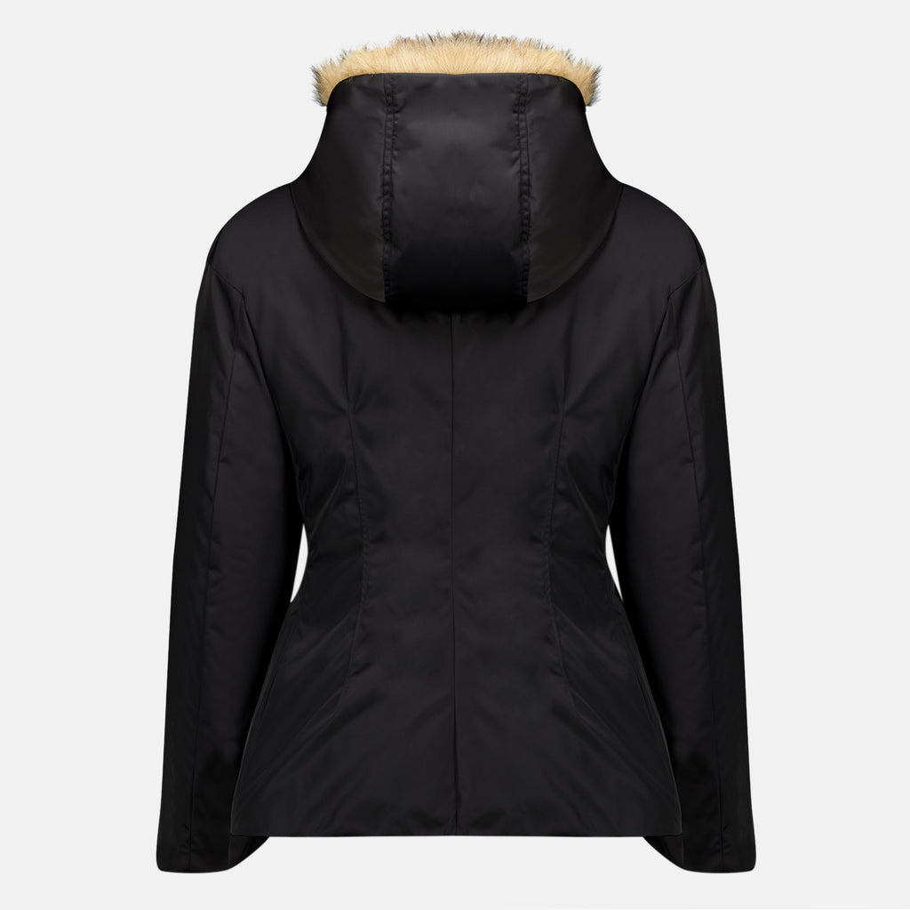 Manteaux Doudoune Duveteux noir Moncler Noir Femme