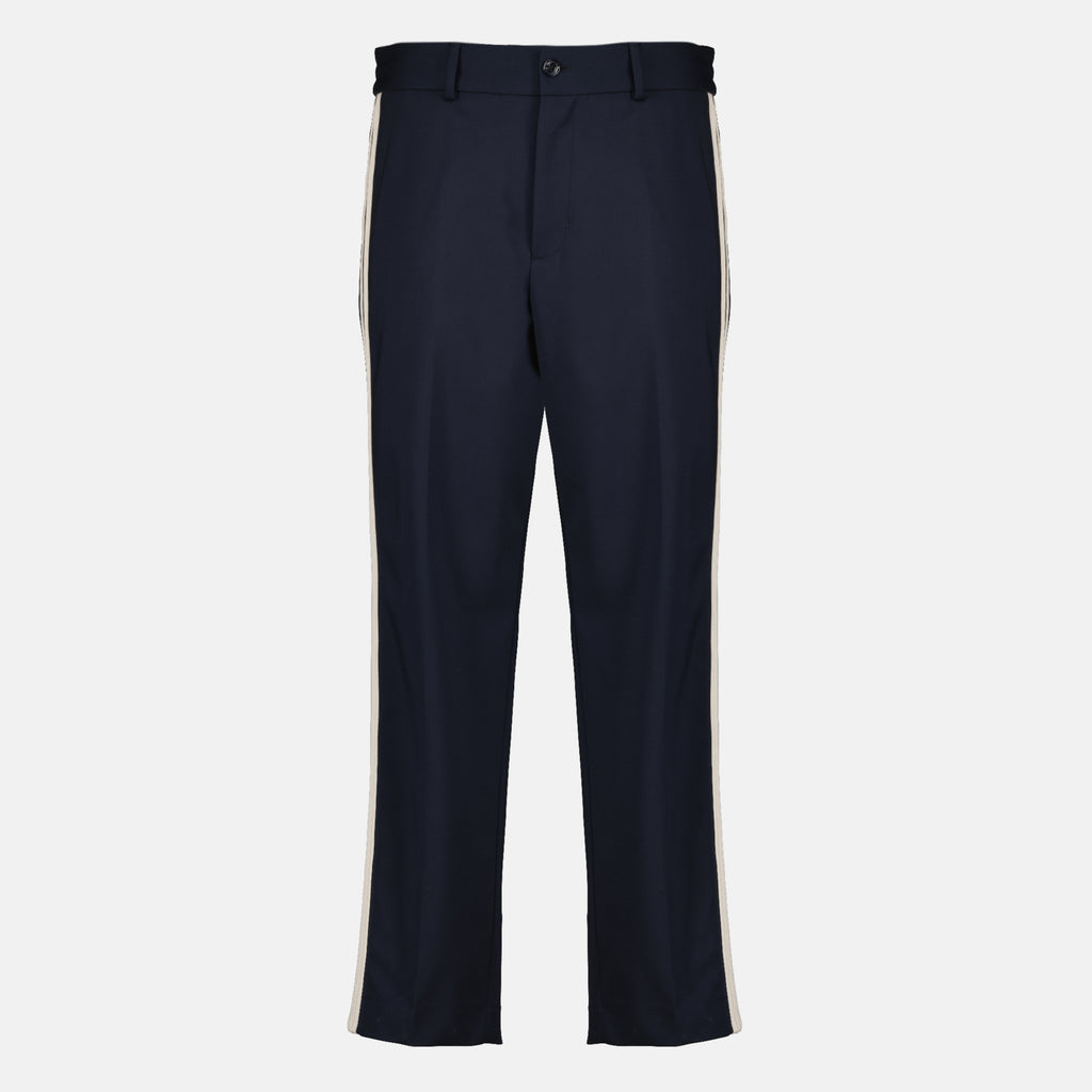 Pantalons Pantalones de Algodón Azul Marino Moncler Bleu foncé Homme