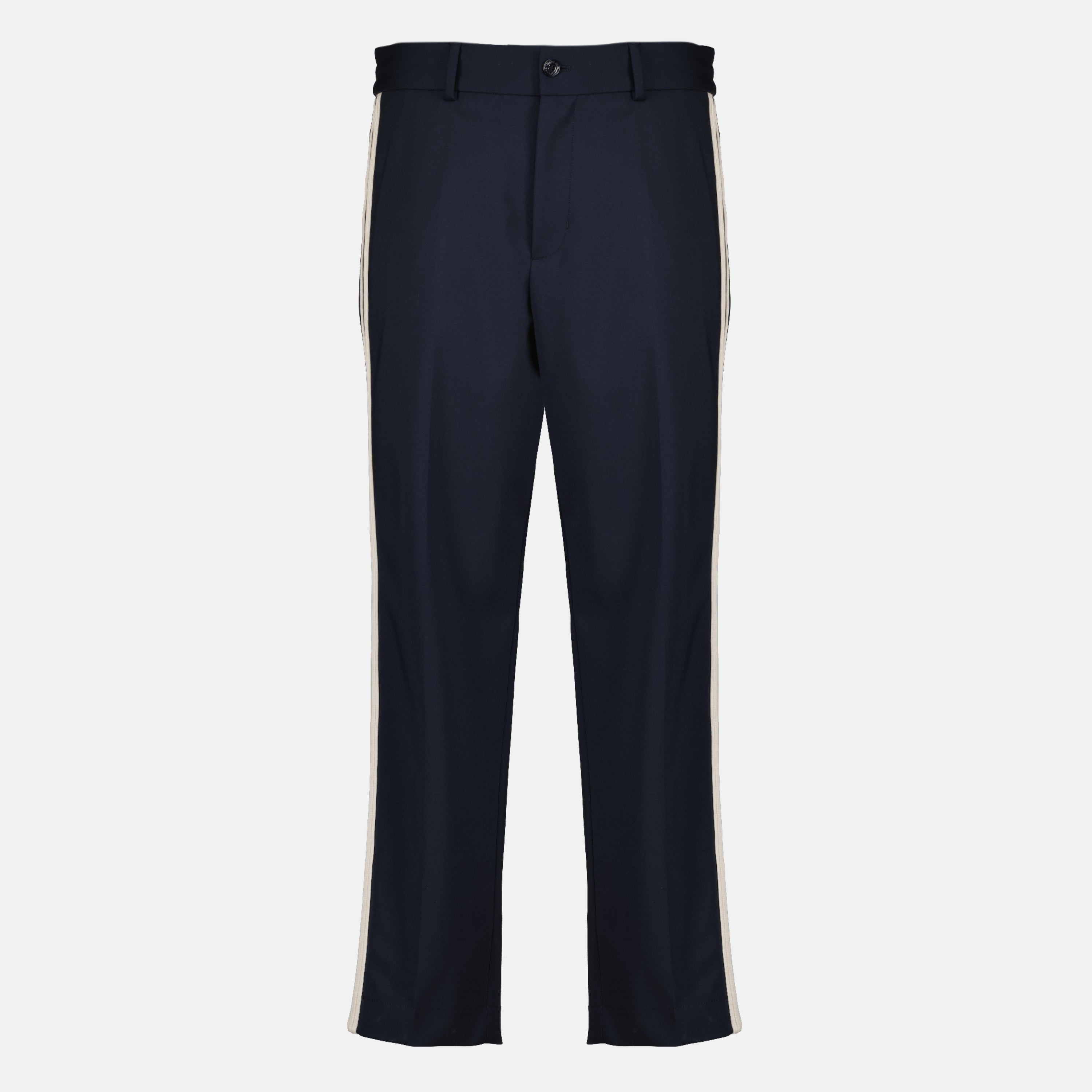 Pantalons Pantalones de Algodón Azul Marino Moncler Bleu foncé Homme