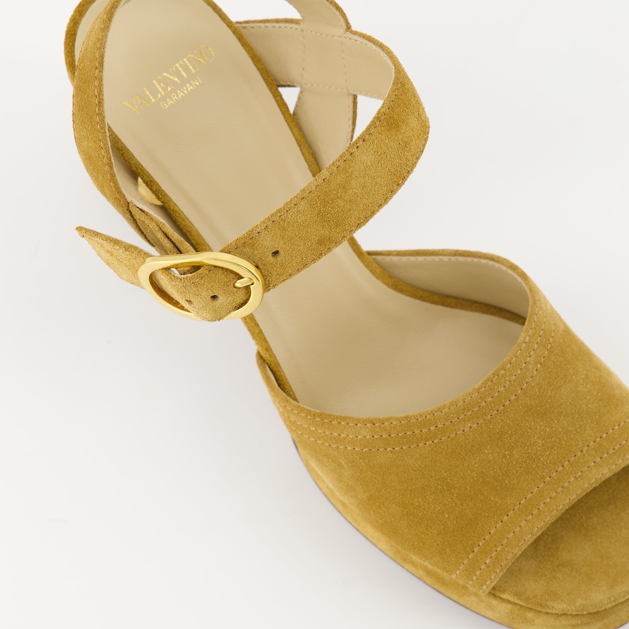 Chaussures ouvertes Sandales à talons Fawcette Valentino Garavani Marron Femme