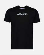 T-Shirts OMAA027F22JER009 1001 black white Off-White Schwarz Homme