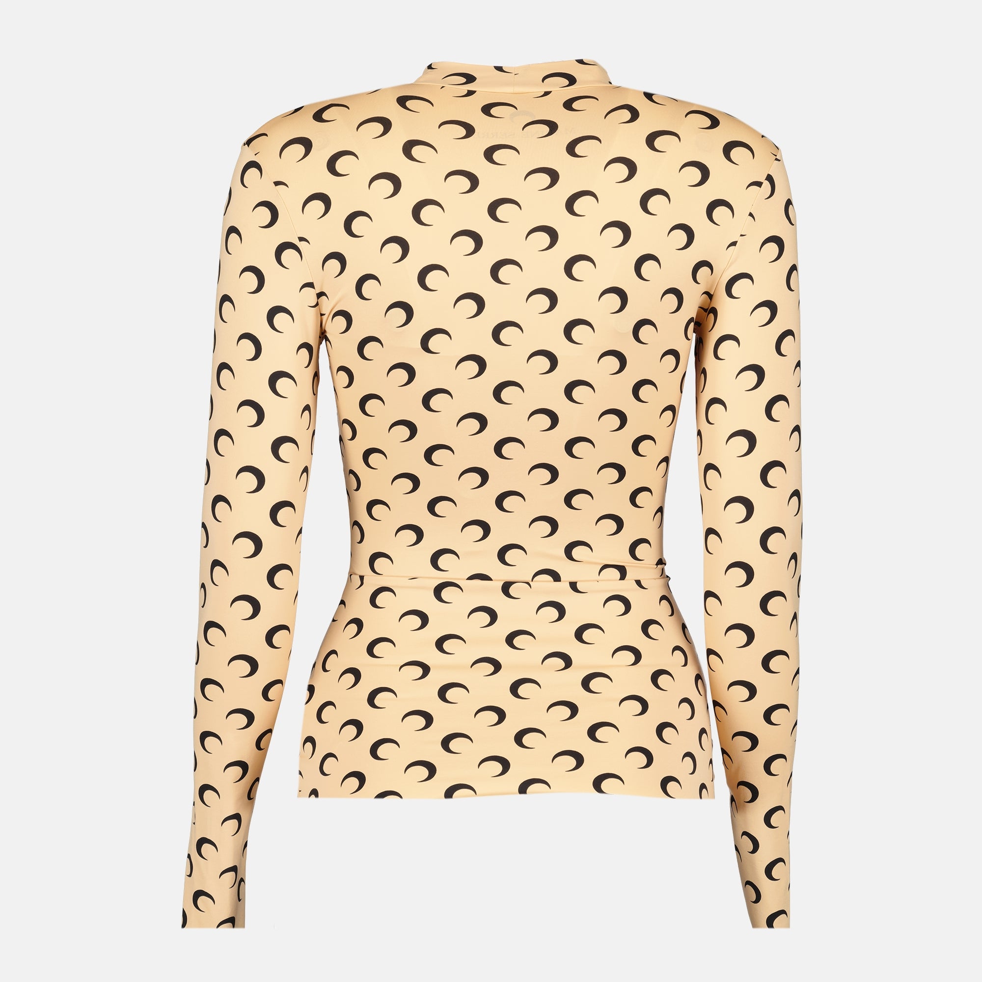 Bild des Top Jersey Moon Artikels der Marke Marine Serre für Frauen - Herbst-Winter Saison 2025 - Detailansicht_2