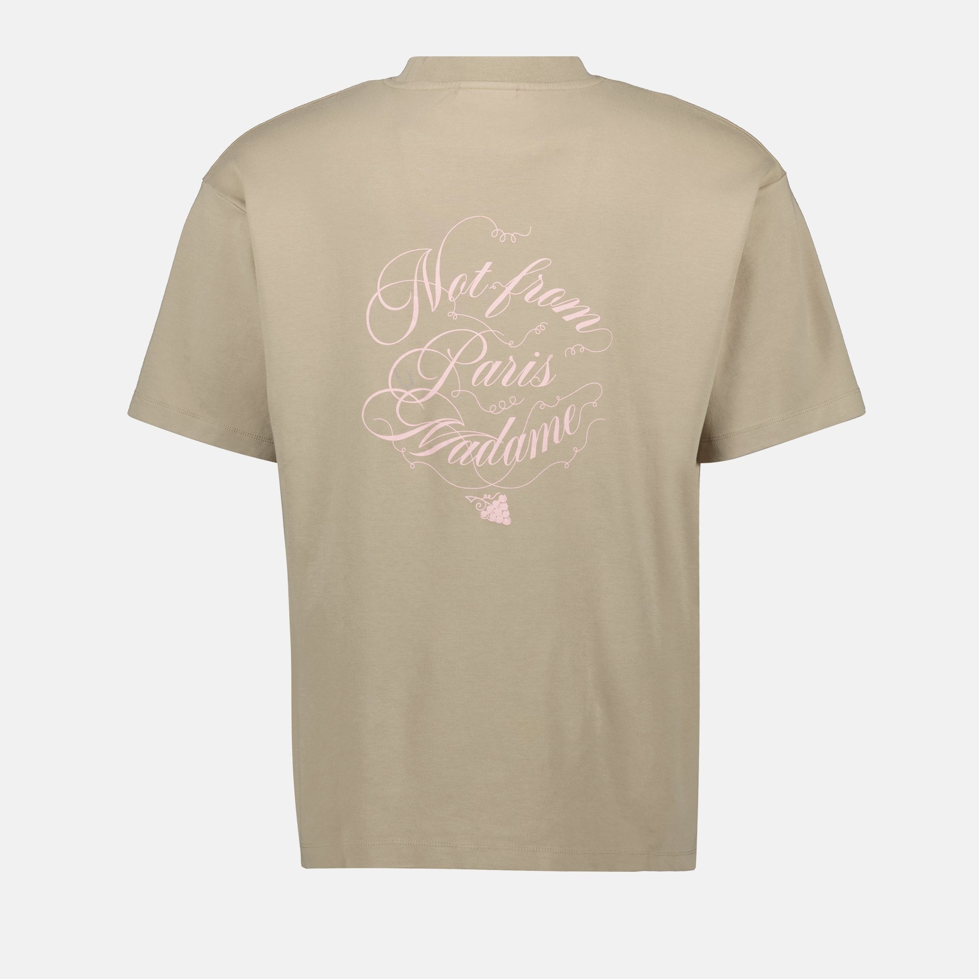 T-shirts T-shirt slogan vignes Drole De Monsieur Beige Homme