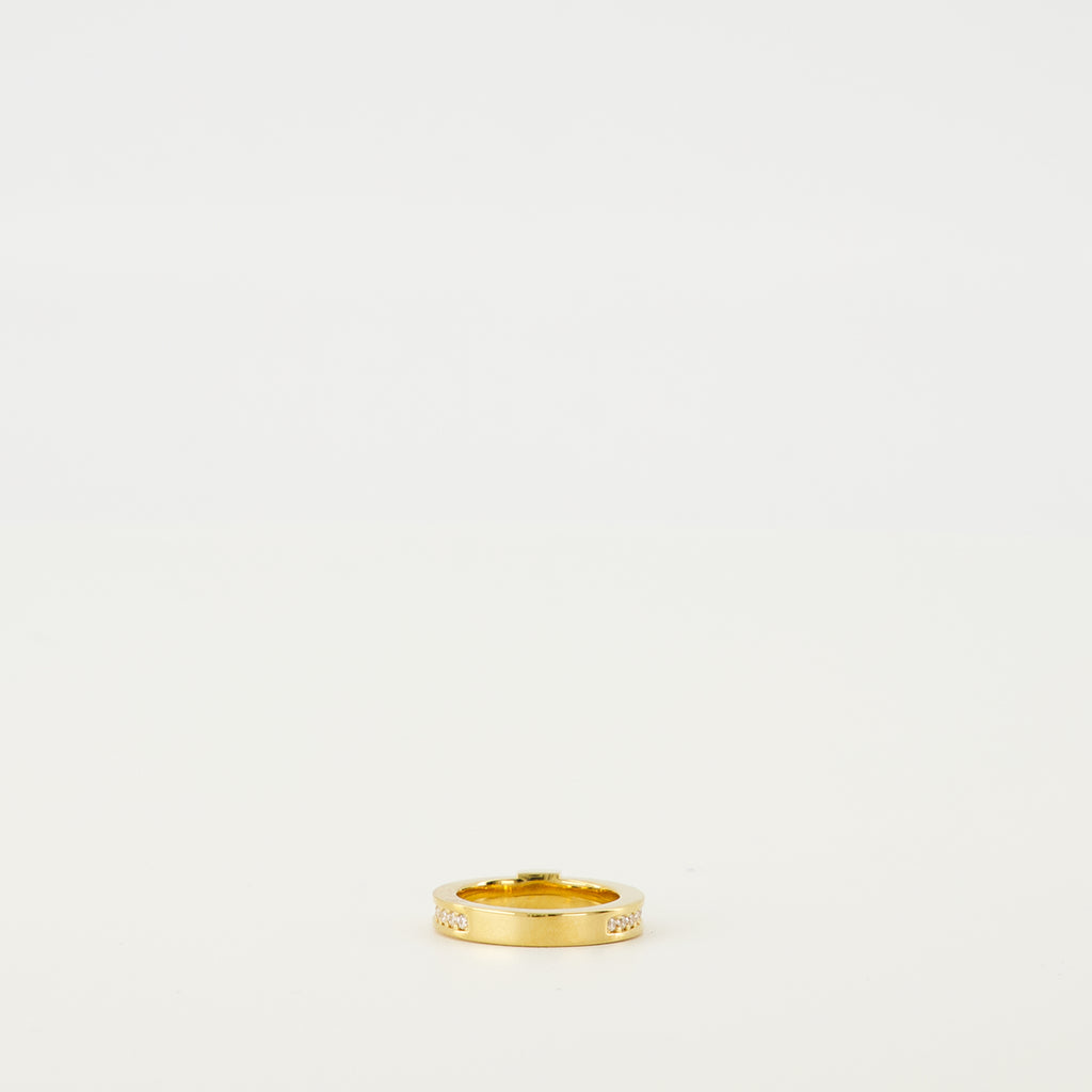 여성을 위한 펜디 브랜드의 크리스탈이 장착된 포에버 반지 이미지 - 2026 봄-여름 시즌 - 뒷면 보기