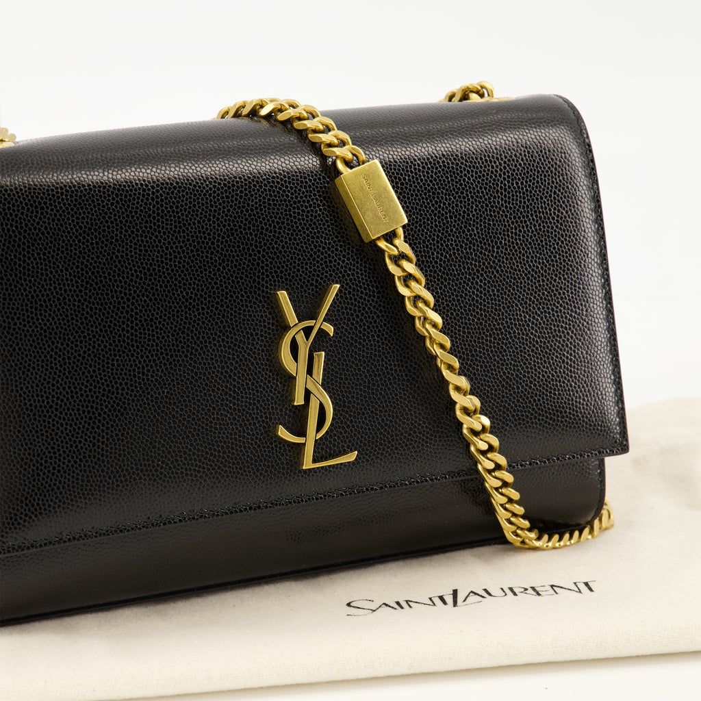 Image de l'article Sac New Kate small noir de la marque Saint Laurent pour Femme - Saison Printemps-Été 2026 - Vue détaillée_2