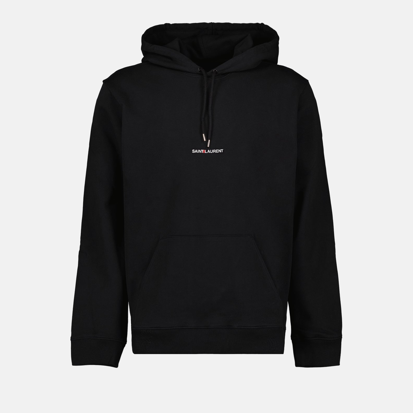 Sweatshirts Sweat à capuche à logo Saint Laurent Noir Homme