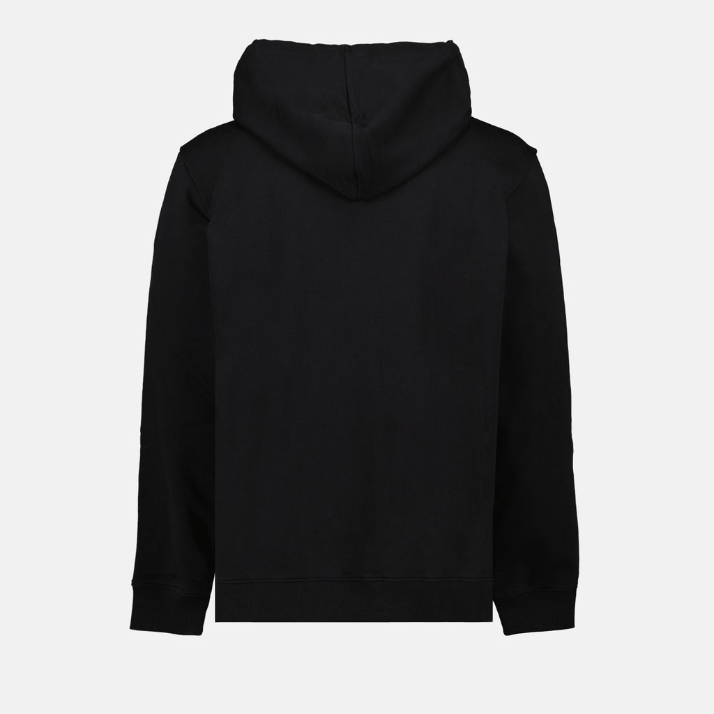 Sweatshirts Sweat à capuche à logo Saint Laurent Noir Homme