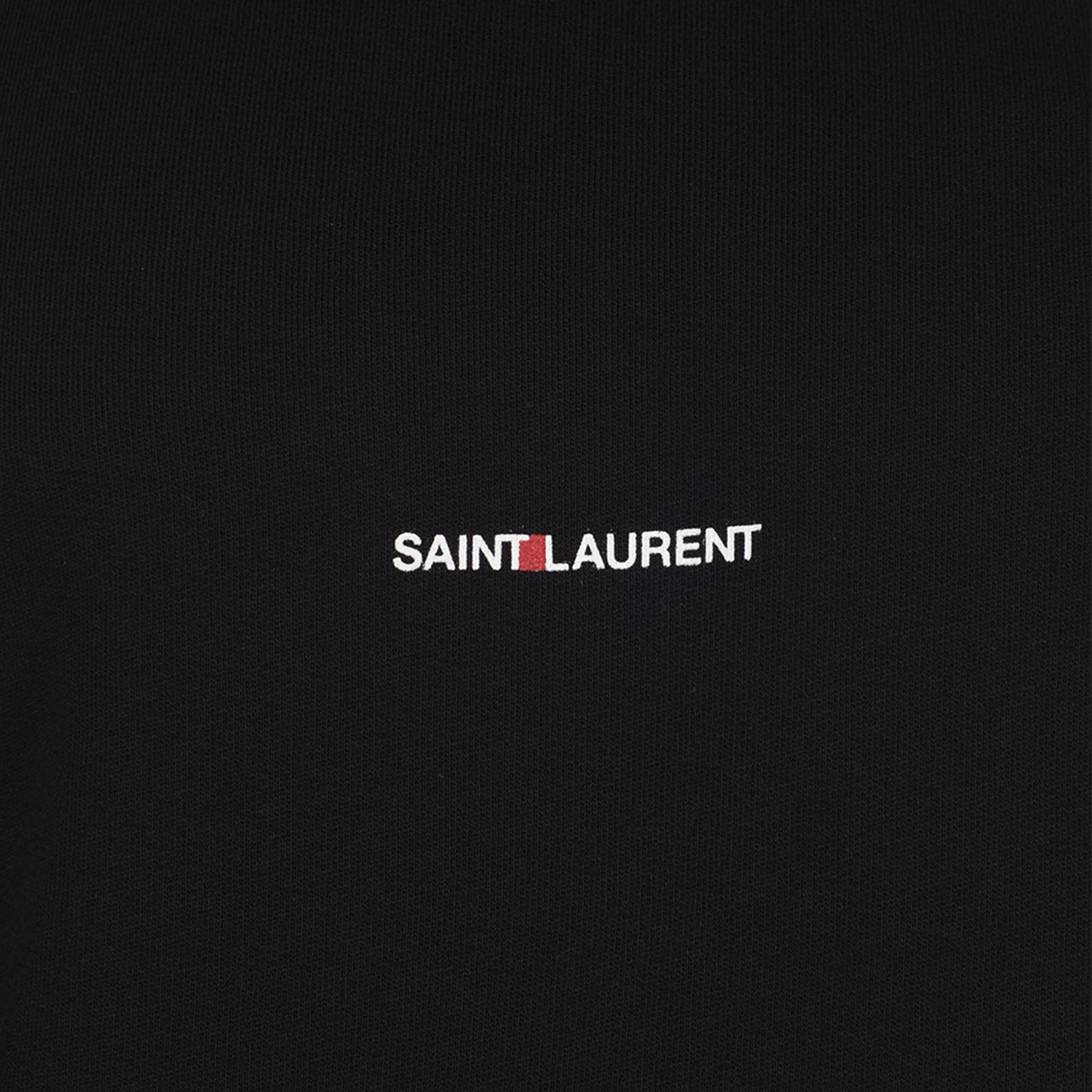Sweatshirts Sweat à capuche à logo Saint Laurent Noir Homme