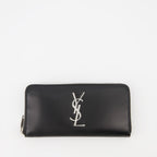 Kleine lederwaren Portefeuille Cassandre en cuir Saint Laurent Schwarz Homme