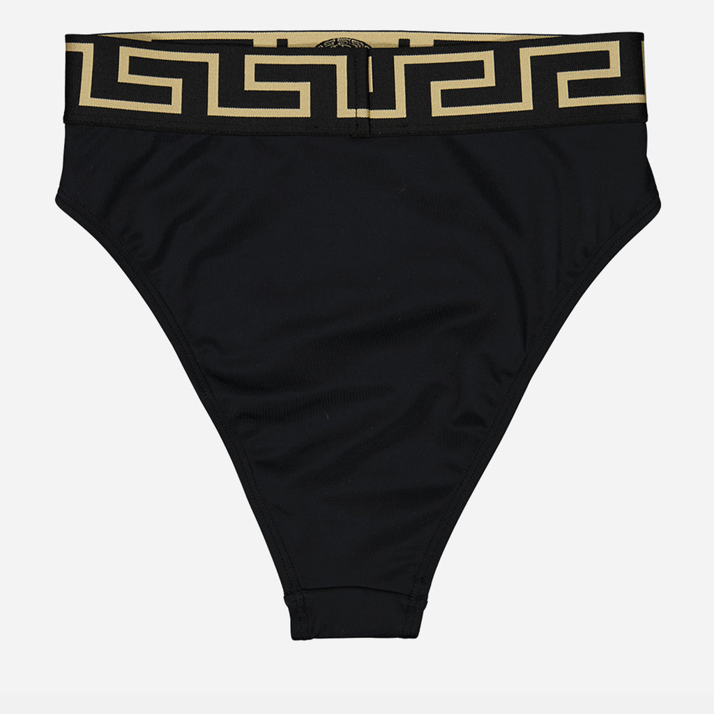 Moda de playa Bas de bikini Medusa Versace Negro Femme