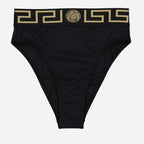 Moda de playa Bas de bikini Medusa Versace Negro Femme