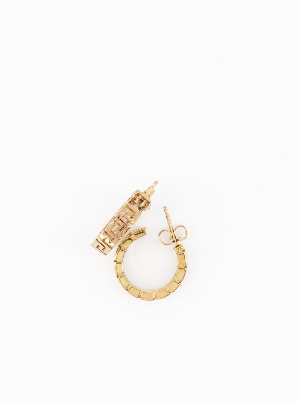 Jewelry Greca hoop earrings Versace Gold Women