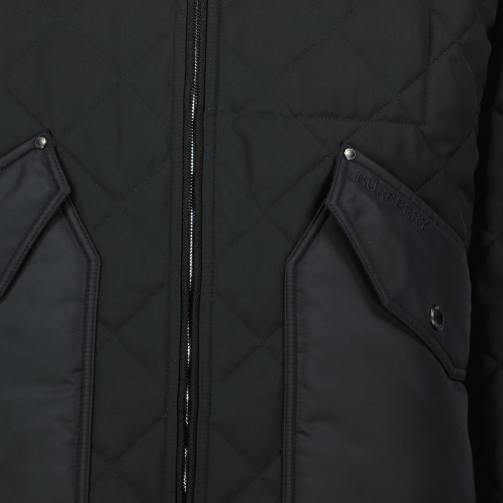Jackets Quilted jacket Burberry Black Homme