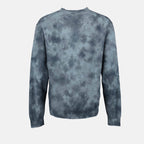Knitwear Tie Dye Tiger Sweater Kenzo Blue Man